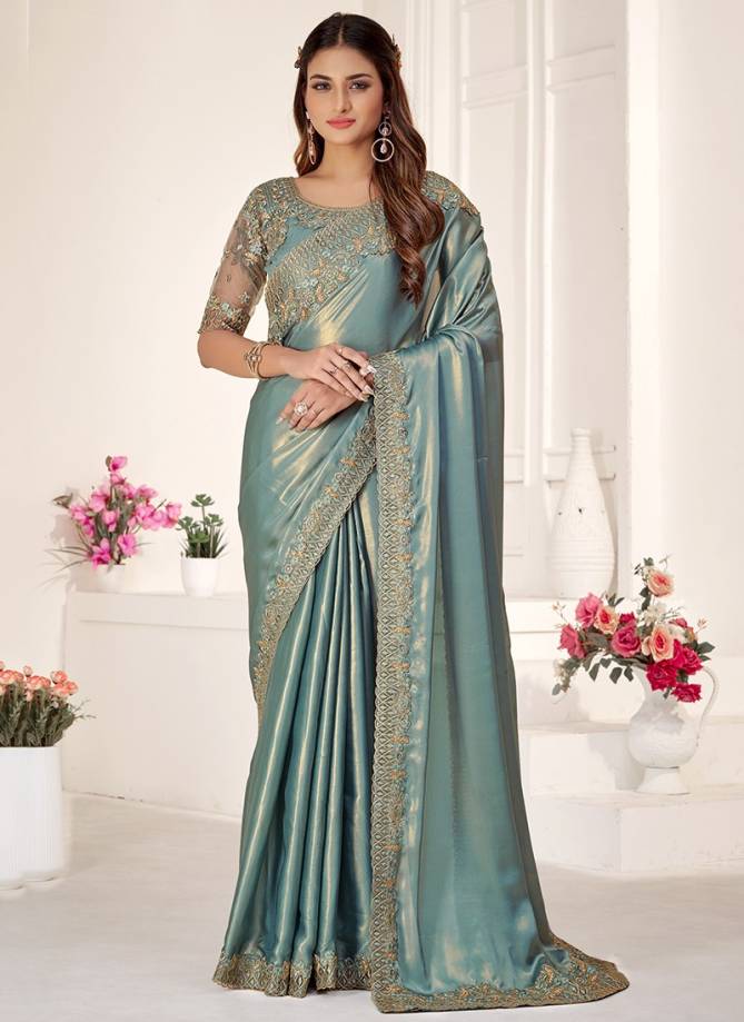 NARI FASHION New Fancy Party Wear Heavy Silk Latest Saree Collection  